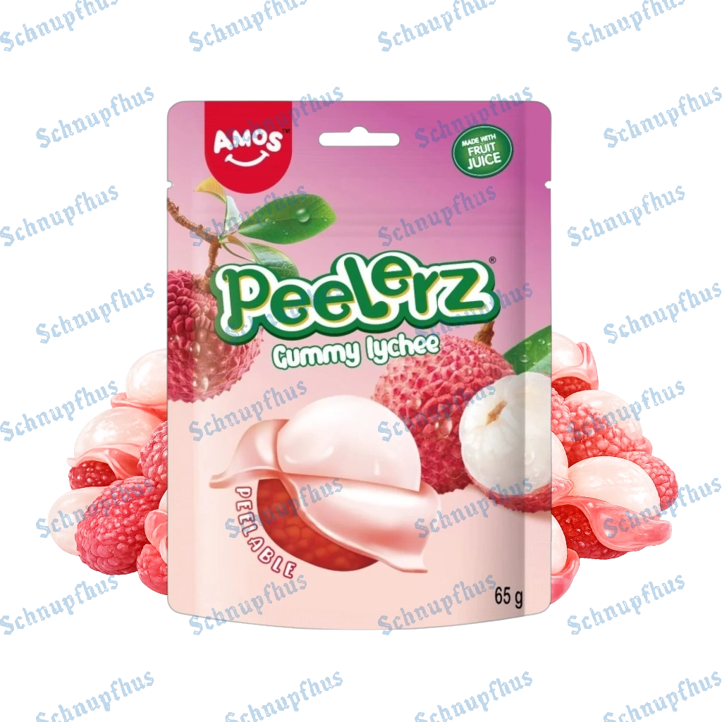 Amos Peelerz Gummy Lychee 65g
