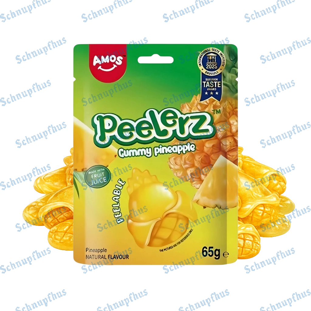 Amos Peelerz Gummy Pineapple 65g
