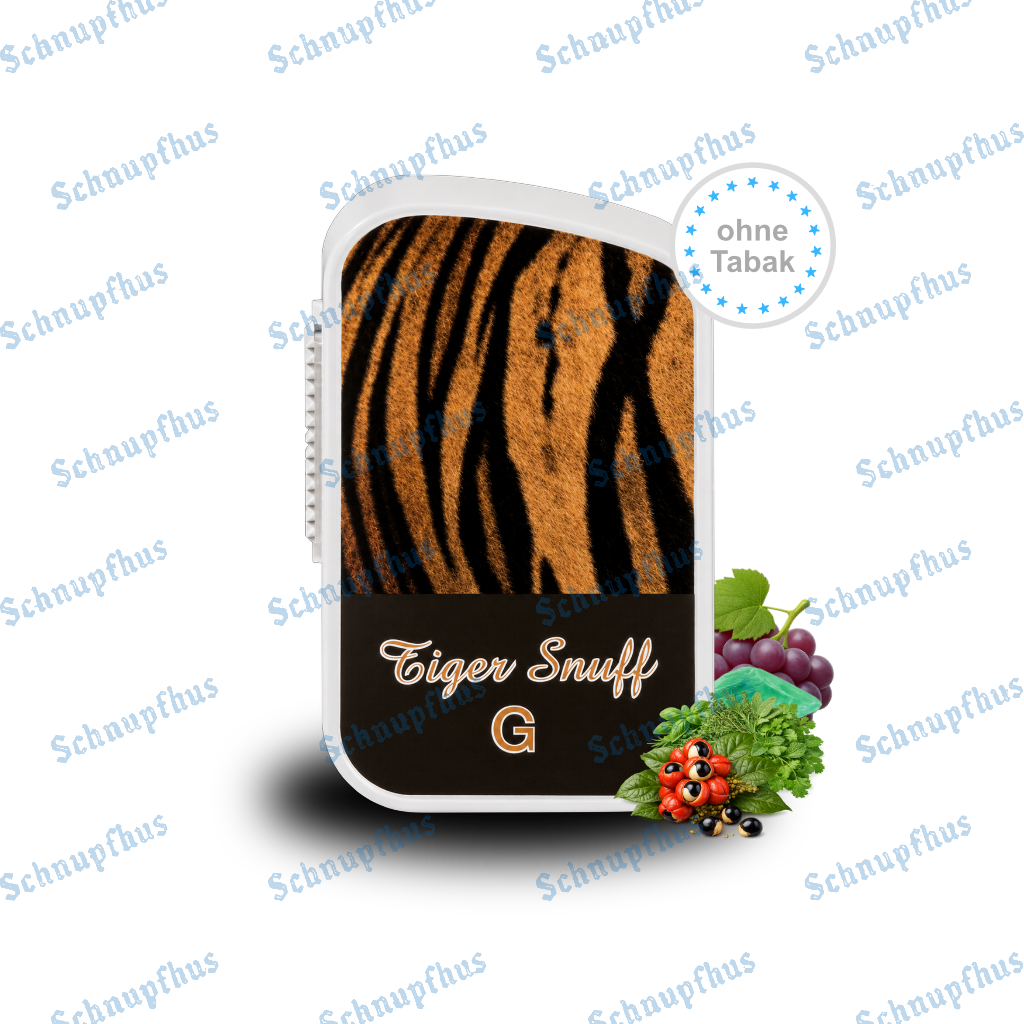 Bernard Tiger G Schnupfpulver, tabakfrei Snuff 10g