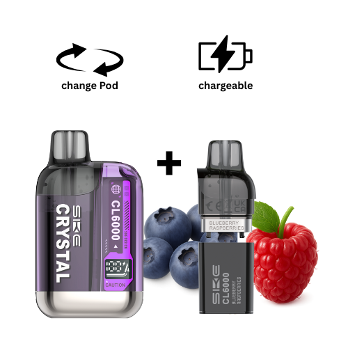 SKE Crystal CL6000 Starter Kit Blueberry Raspberries