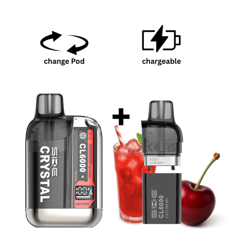 SKE Crystal CL6000 Starter Kit Fizzy Cherry