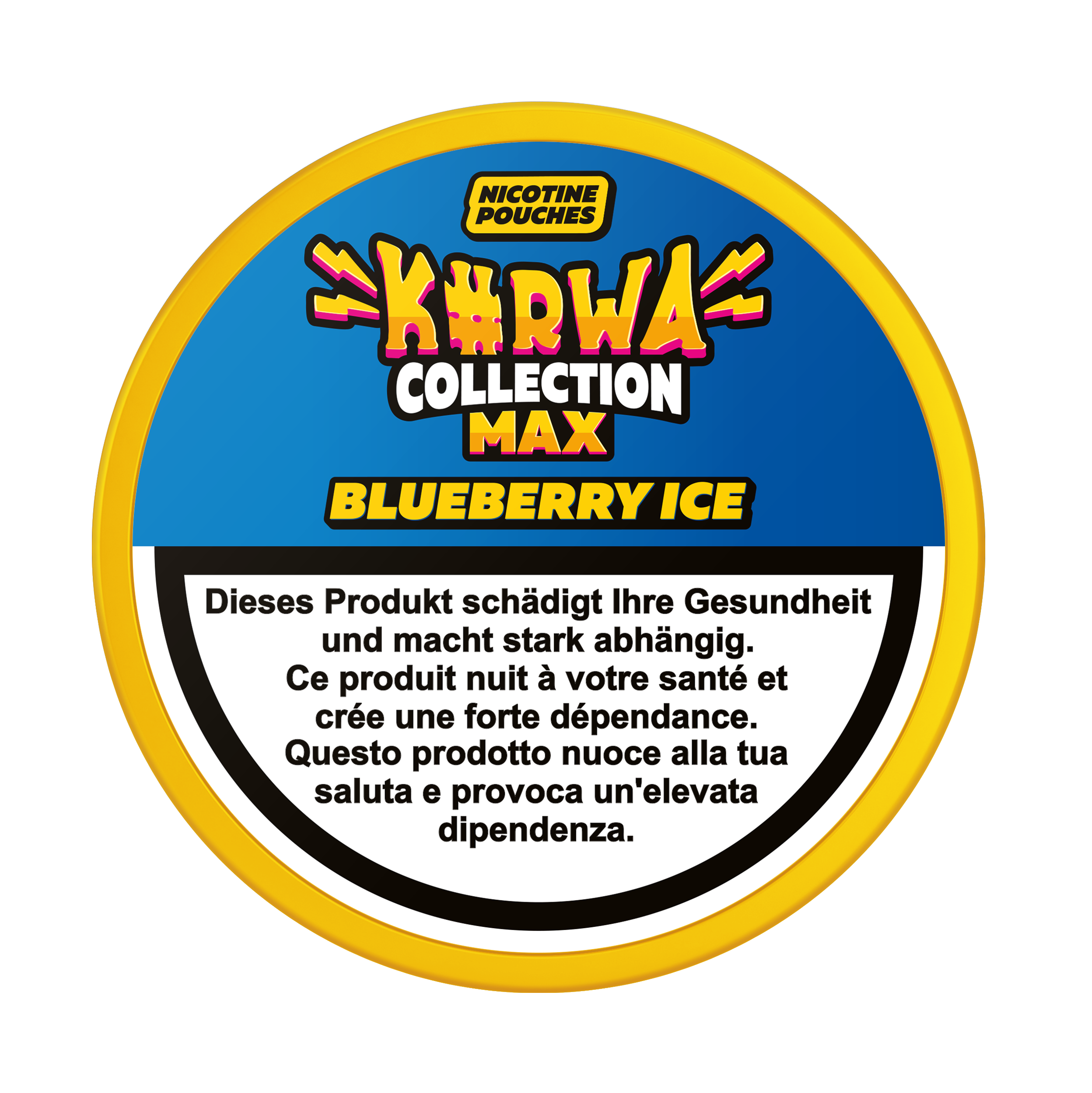 Kurwa Snus Collection MAX Blueberry Ice