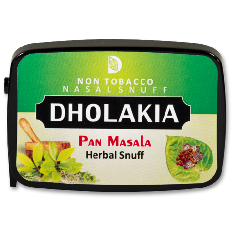 Dholakia Herbal Pan Masala, tabakfrei Snuff 9g