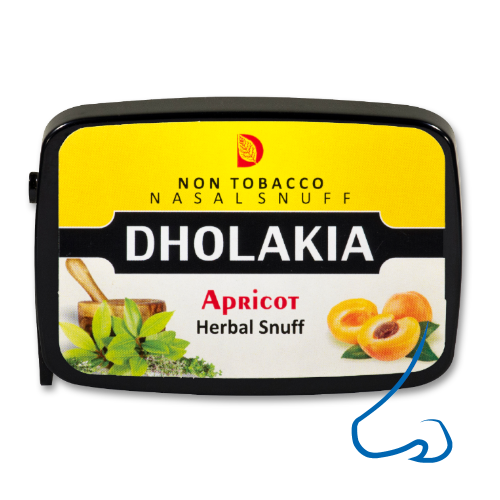 Dholakia Herbal Apricot, tabakfrei Snuff 9g