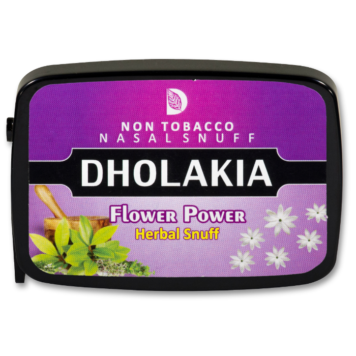 Dholakia Herbal Flower Power, tabakfrei Snuff 9g