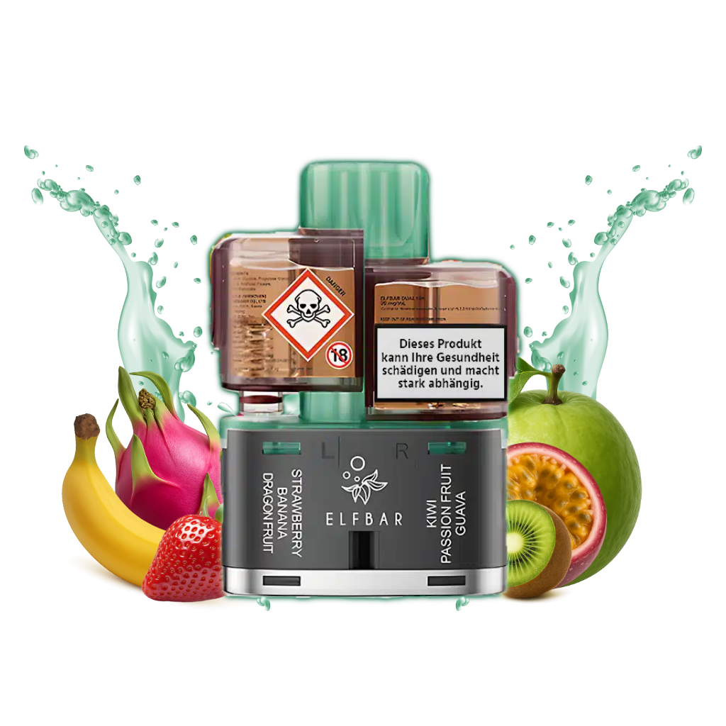 ELFBAR DUAL 10K Vape Pod Green Edition