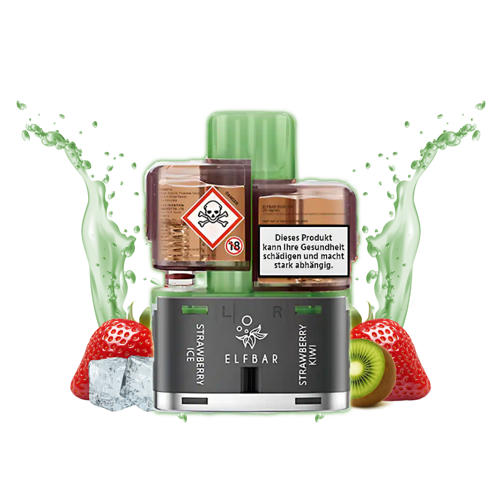 ELFBAR DUAL 10K Vape Pod Strawberry Edition