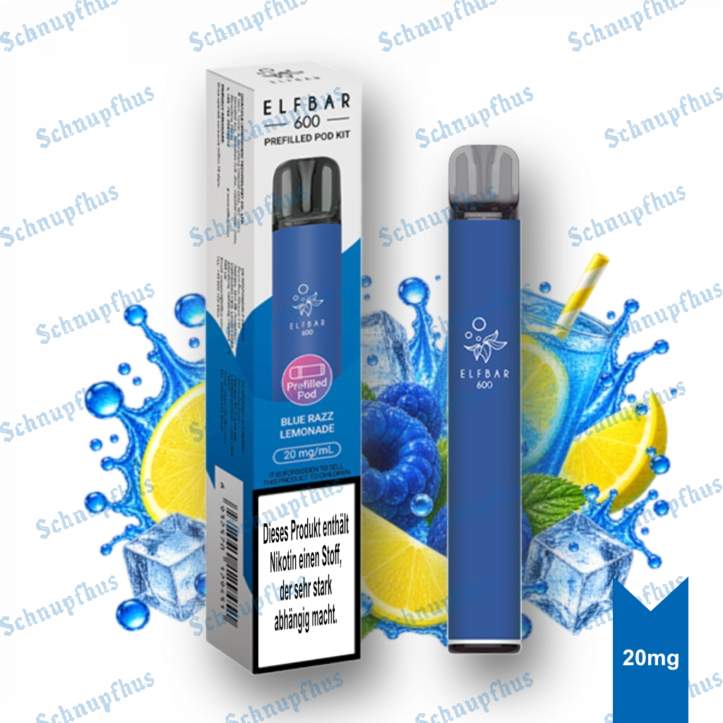 Kit precaricato ELFBAR 600 | Blue Razz Lemonade
