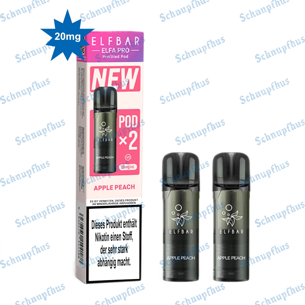 ELFBAR ELFA Pro Pods 2 Stück Apple Peach