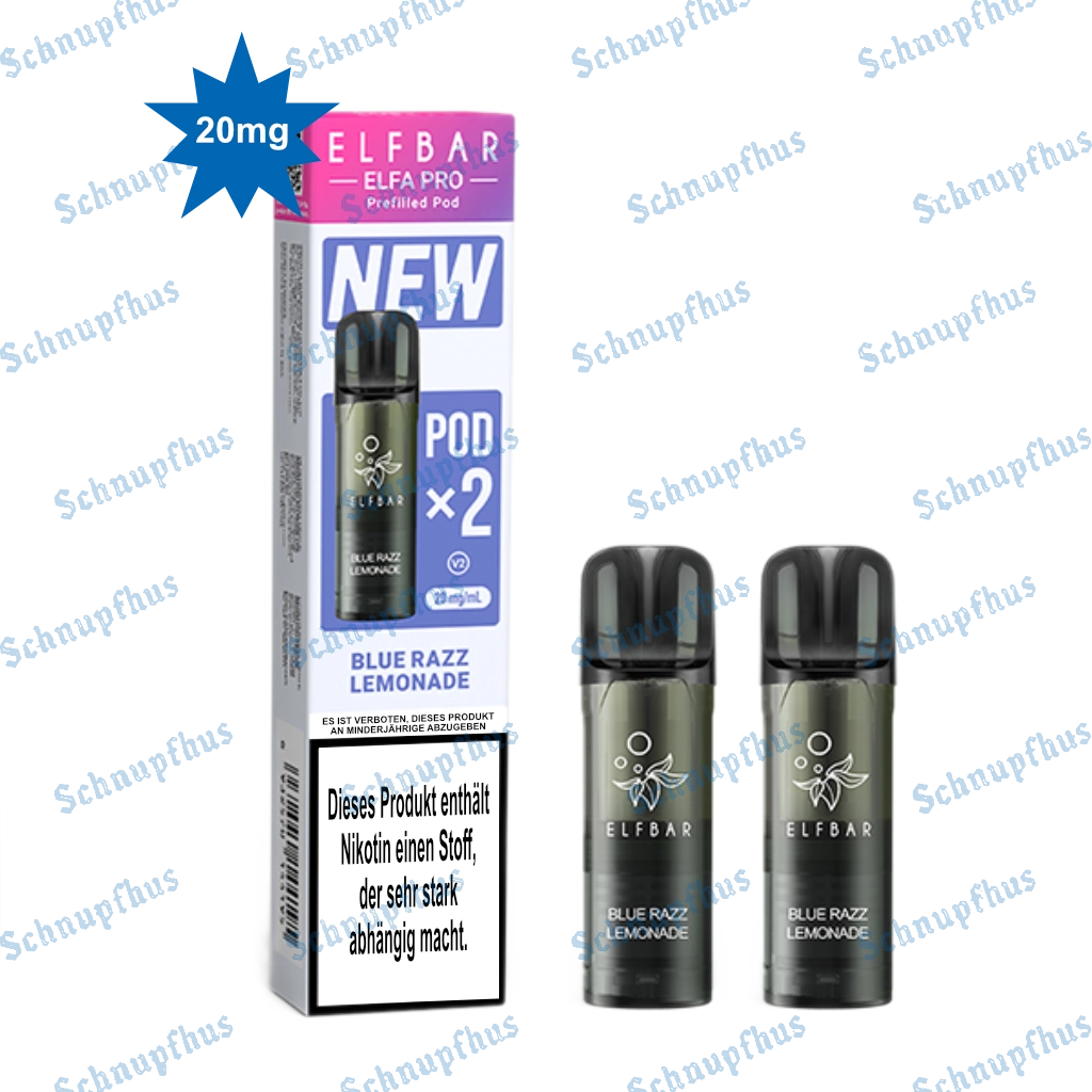 ELFBAR ELFA Pro Pods 2 Stück Blue Razz Lemonade
