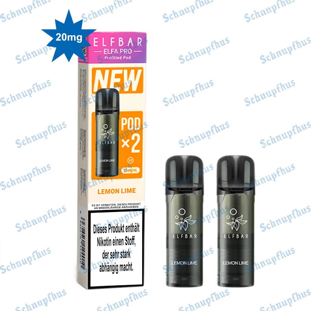 ELFBAR ELFA Pro Pods 2 Stück Lemon Lime