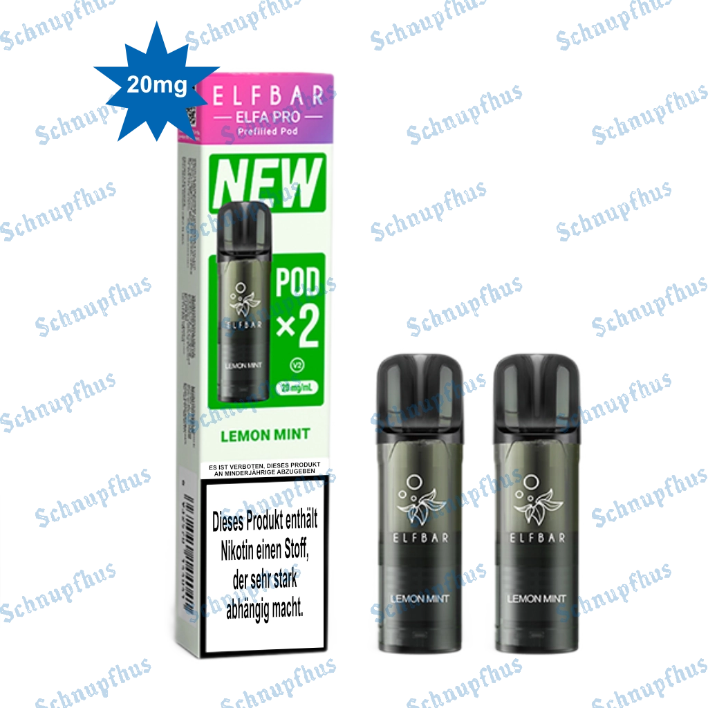 ELFBAR ELFA Pro Pods 2 Stück Lemon Mint