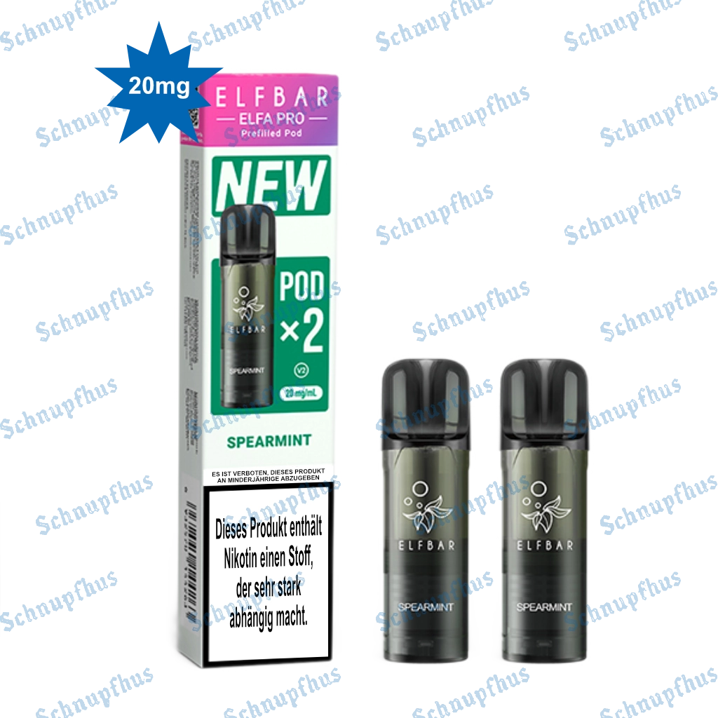 ELFBAR ELFA Pro Pods 2 Stück Spearmint