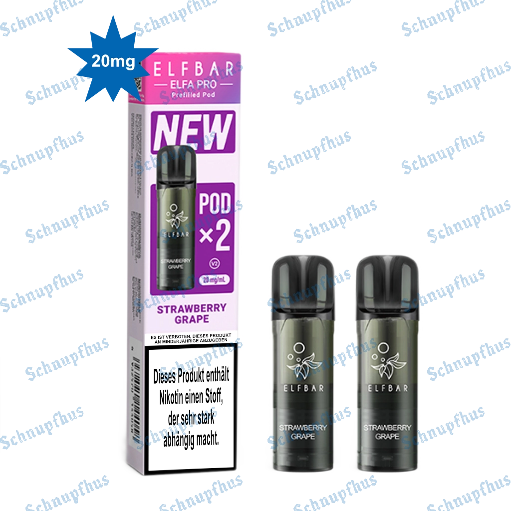 ELFBAR ELFA Pro Pods 2 Stück Strawberry Grape