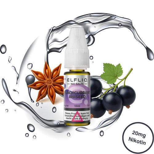 Elfbar - Elfliq Nikotinsalz Blackcurrant Aniseed (20mg/ml)