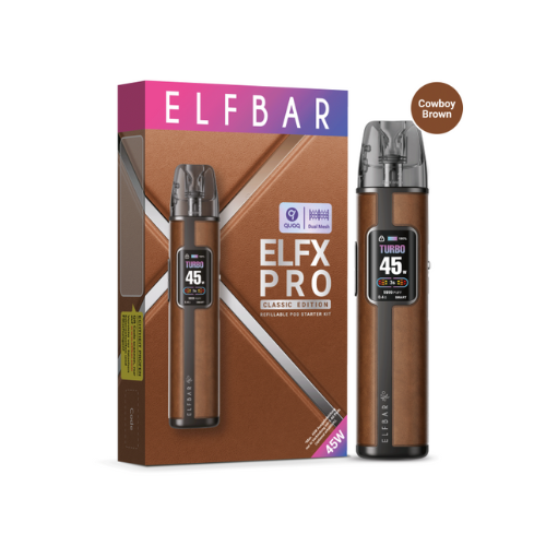 ELFBAR ELFX Pro Starter Kit Cowboy Brown (Braun)