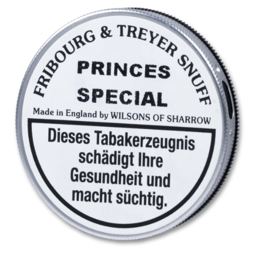 Fribourg & Treyer Princes Special Snuff Schnupftabak 5g Tap Tin