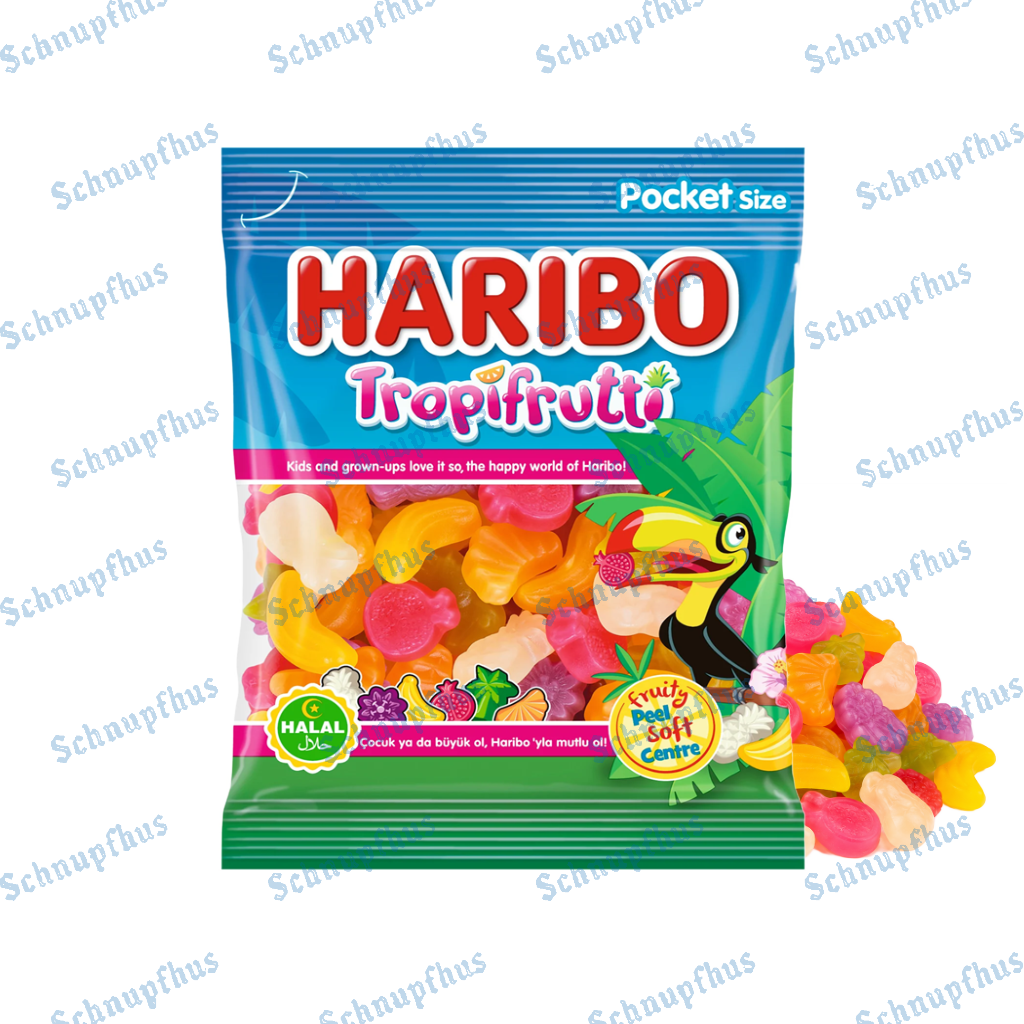 Haribo HALAL Tropi Frutti 100g