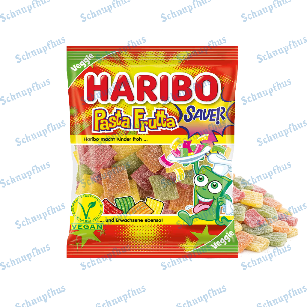 Haribo Veggie Pasta Frutta Sauer Beutel 160g