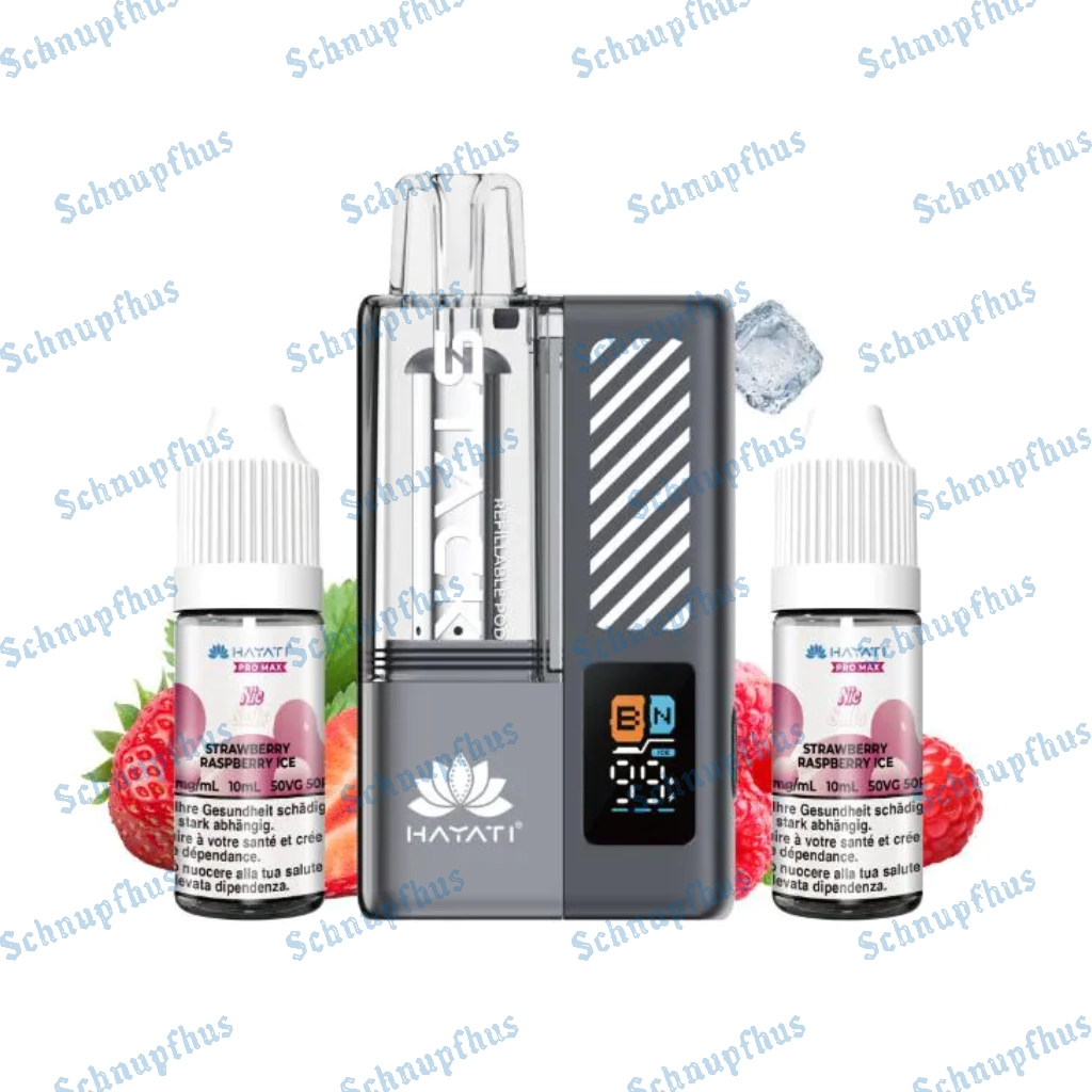 Hayati Stack Elite Kit | Strawberry Raspberry Ice - 20mg