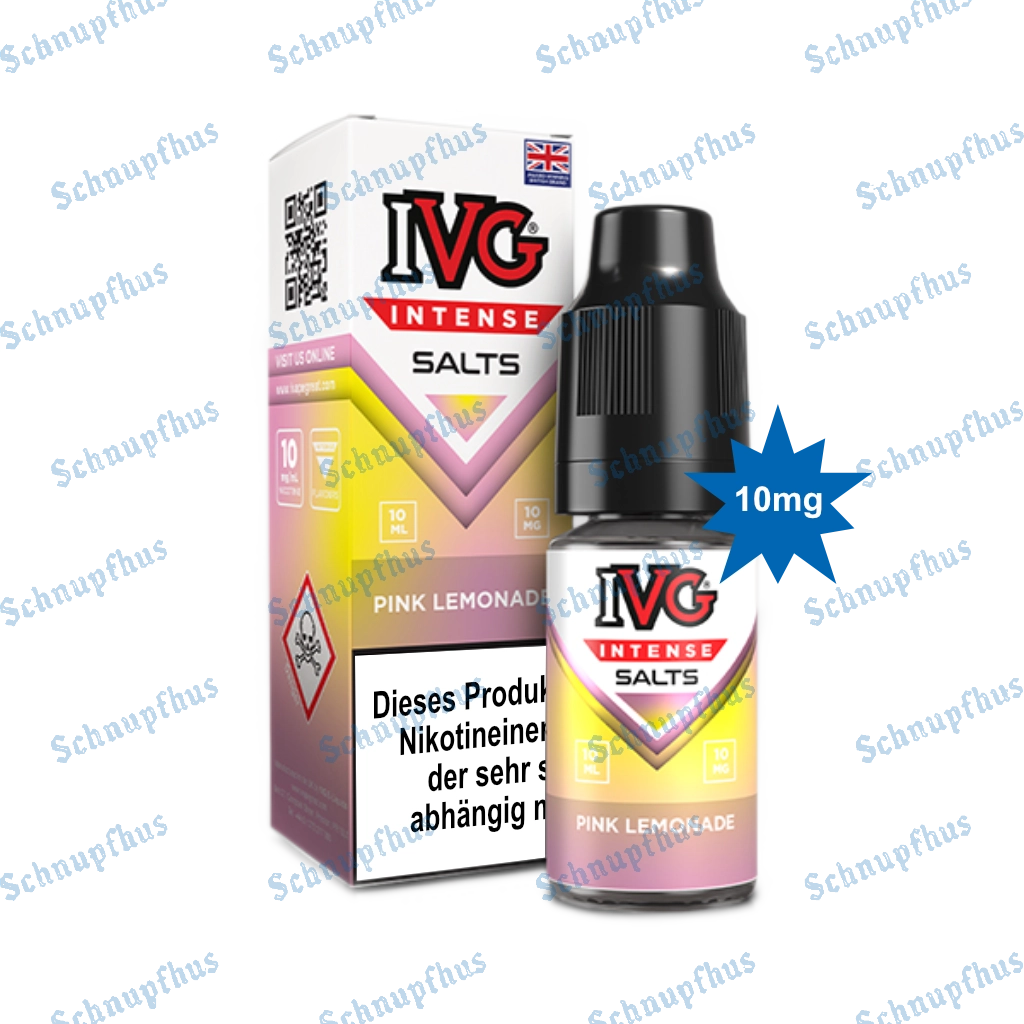 IVG Intense Nic Salts (10mg) 10ml Pink Lemonade