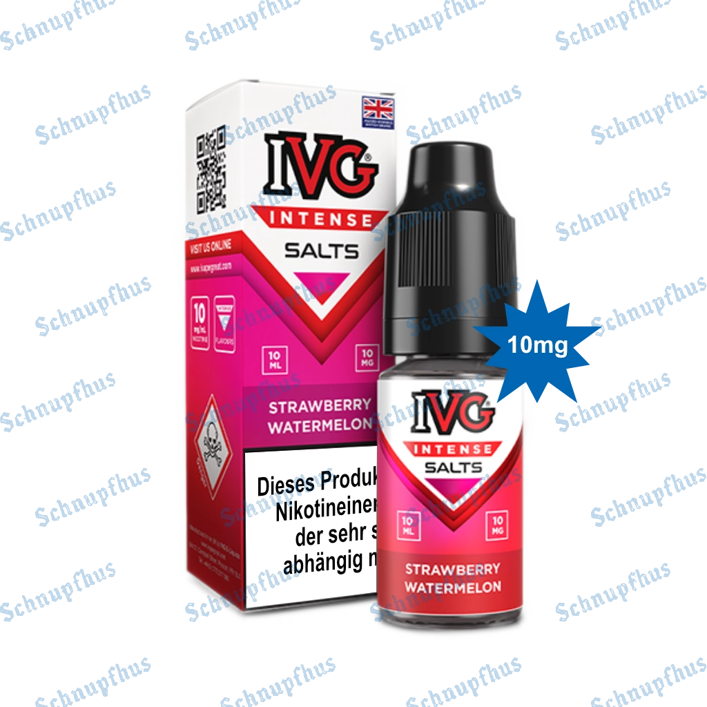 IVG Intense Nic Salts (10mg) 10ml Strawberry Watermelon