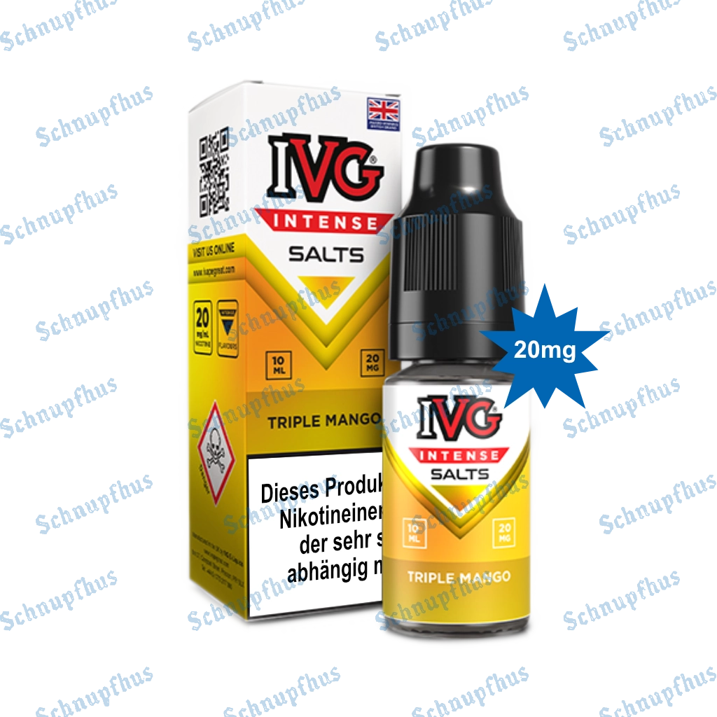 IVG Intense Nic Salts (20mg) 10ml Triple Mango
