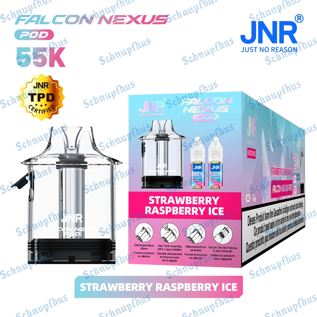 JNR Falcon Nexus Pod Strawberry Raspberry Ice
