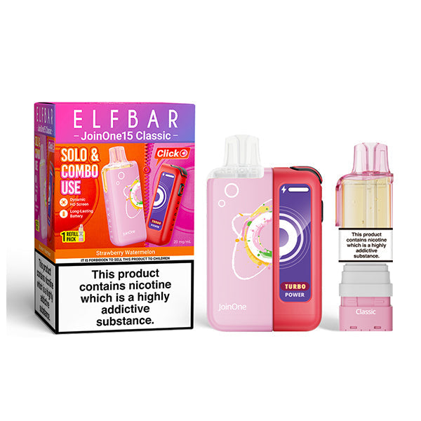 ELFBAR JOIN ONE 15 CLASSIC Starter Kit Strawberry Watermelon