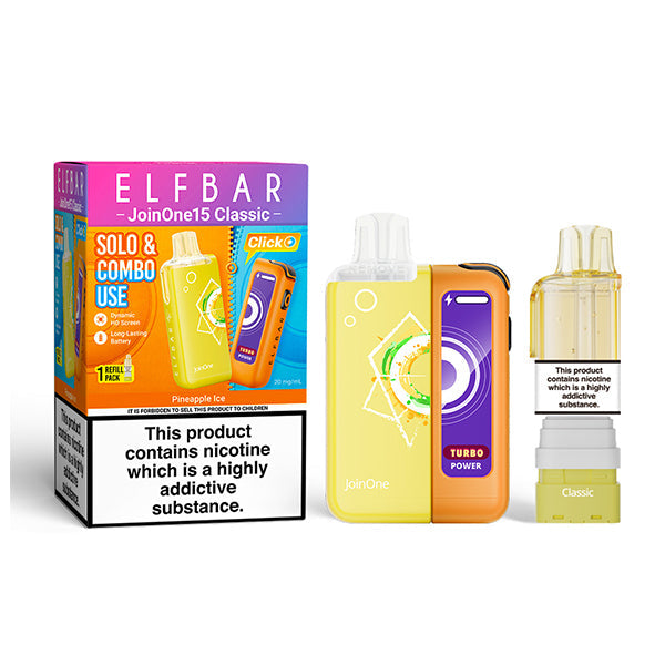 ELFBAR JOIN ONE 15 CLASSIC Starter Kit Pineapple Ice