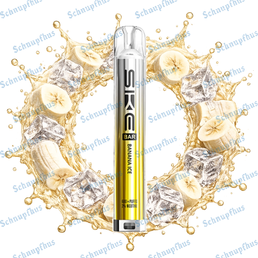 SKE Bar 600 20mg Prefilled Pod Kit Banana Ice
