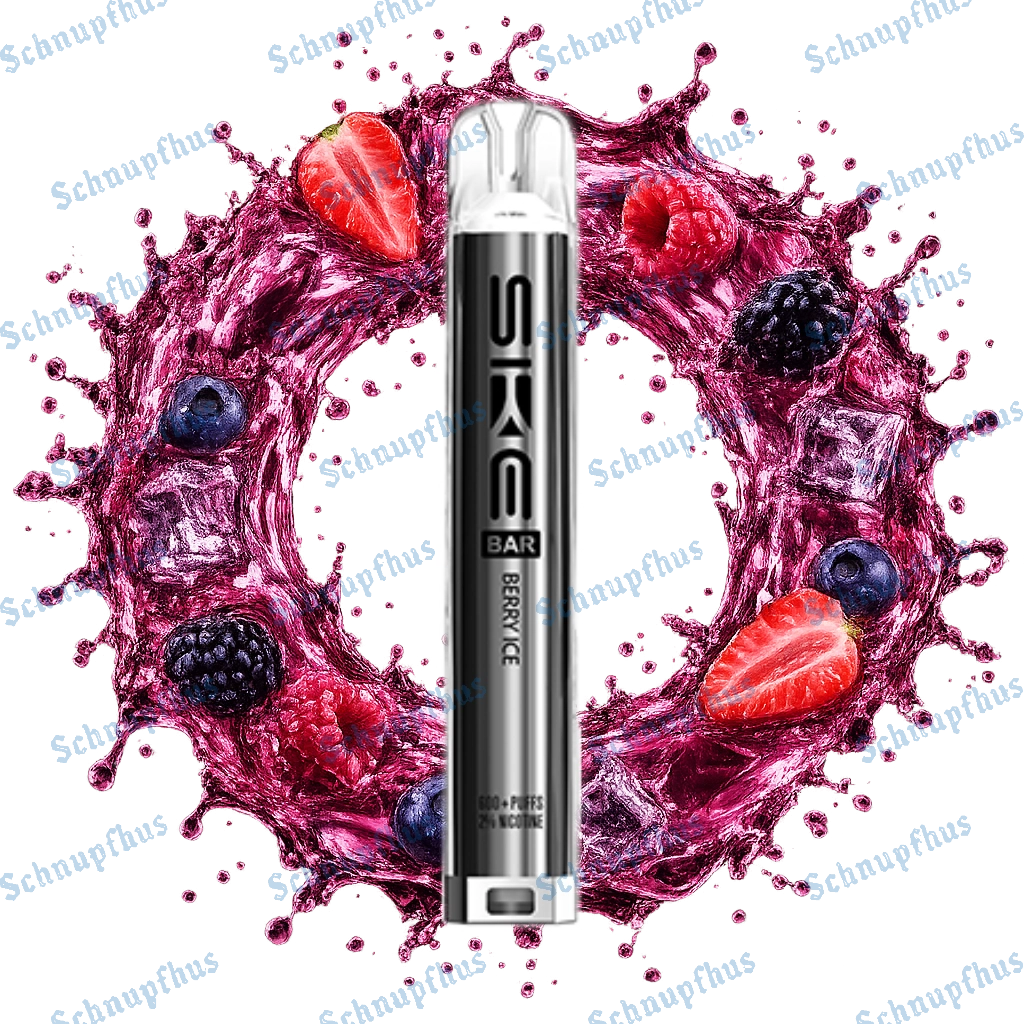 SKE Bar 600 20mg Prefilled Pod Kit Berry Ice