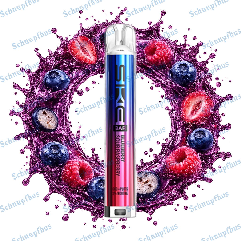 SKE Bar 600 20mg Prefilled Pod Kit Blueberry Sour Raspberry