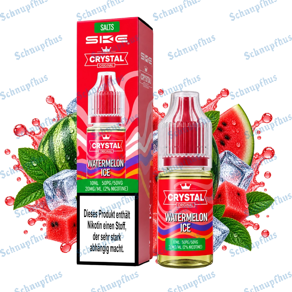 SKE Crystal Original Salts 10ml 20mg V2 Watermelon Ice