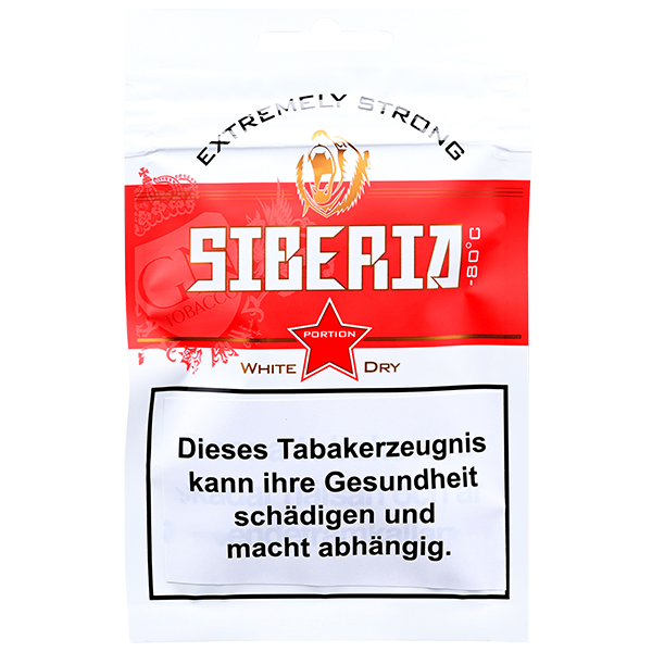 SIBERIA - Red -80 Degrees (White Dry Portion) Soft Pack 16g