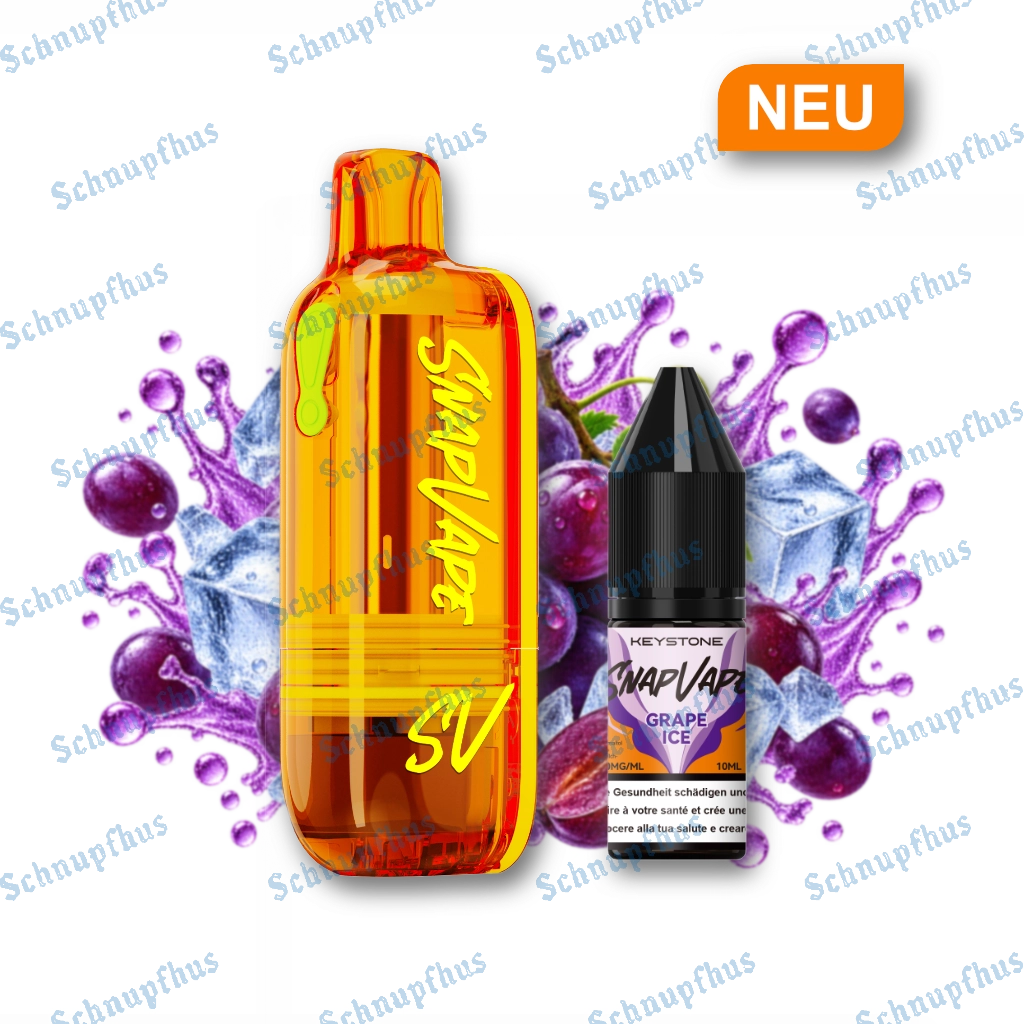 SnapVape | Leerpod + Grape Ice (20mg/ml)