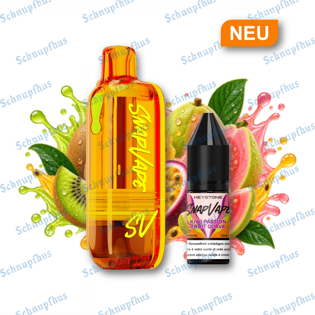SnapVape | Leerpod + Kiwi Passion Fruit Guava (20mg/ml)