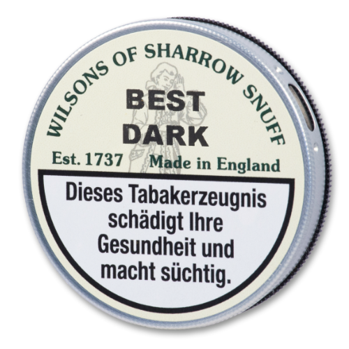 Wilsons Best Dark Snuff Schnupftabak 5g Tap Tin
