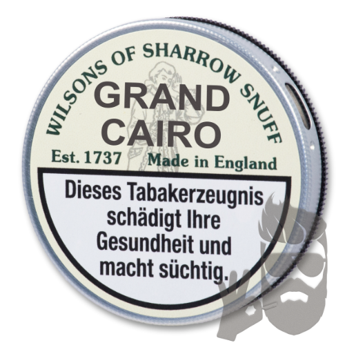 Wilsons Grand Cairo Snuff Schnupftabak 5g Tap Tin