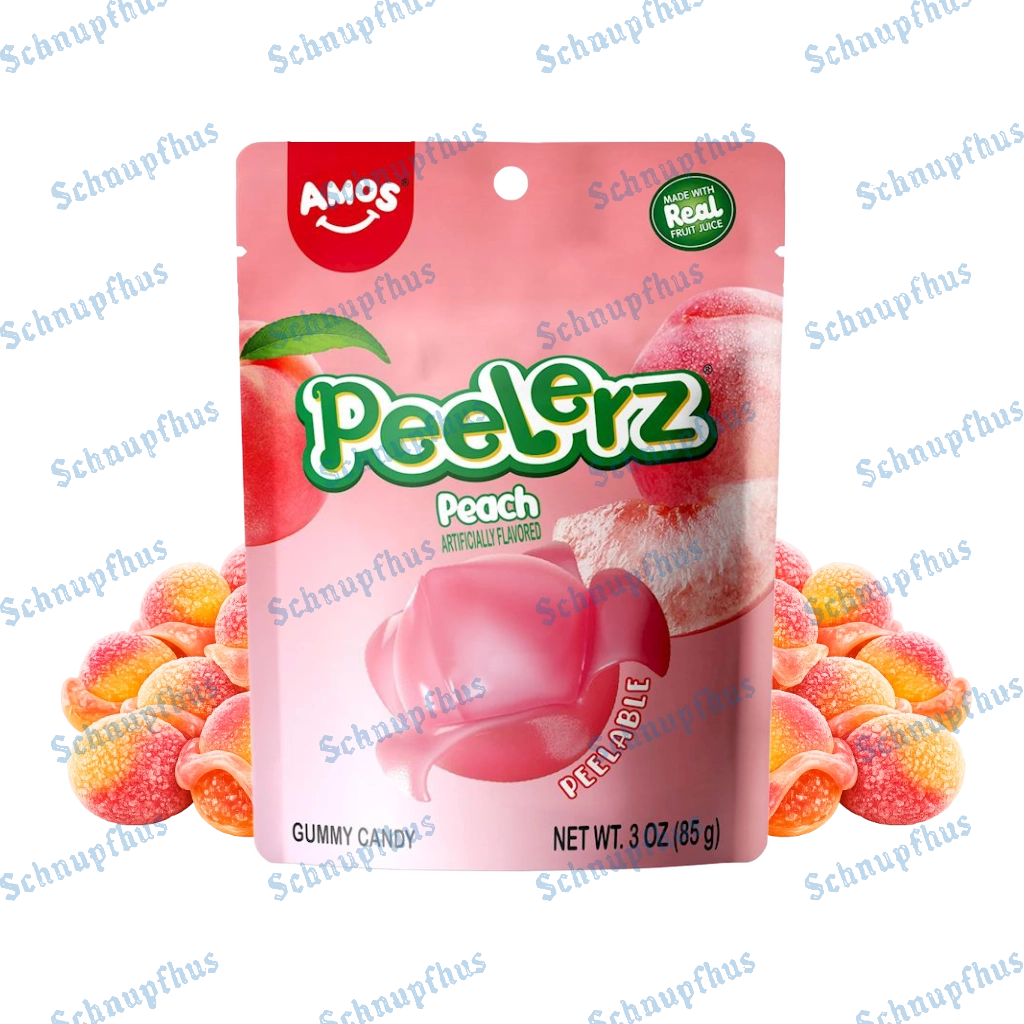 Amos Peelerz Gummy Peach 65g