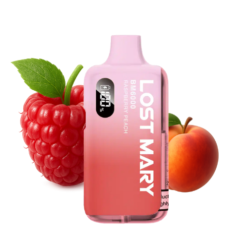 LOST MARY BM 6000 Vape Kit Raspberry Peach