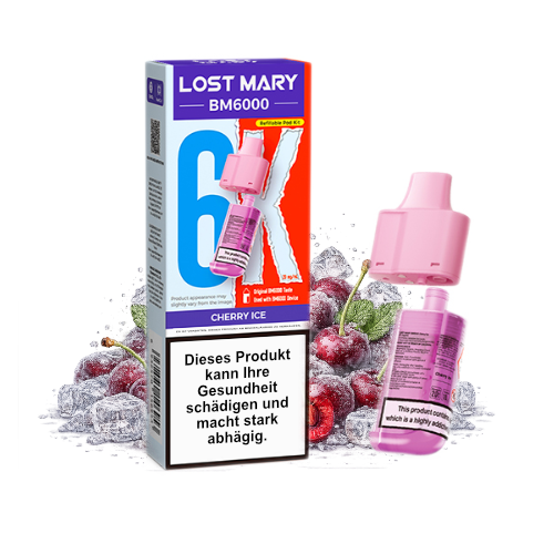LOST MARY BM6000 nachfüllbarer Pod Cherry Ice
