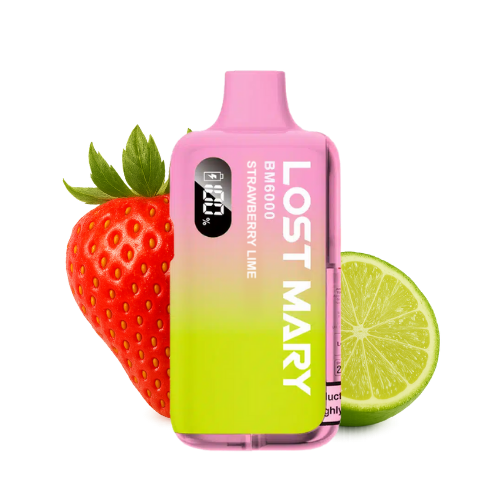 LOST MARY BM 6000 Vape Kit Strawberry Lime