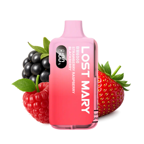 LOST MARY BM 6000 Vape Kit Strawberry Raspberry Blackberry
