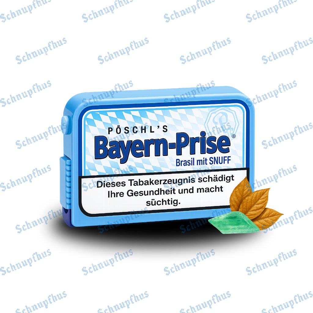 PÖSCHL Bayern Prise Brasil mit Snuff Schnupftabak 10g