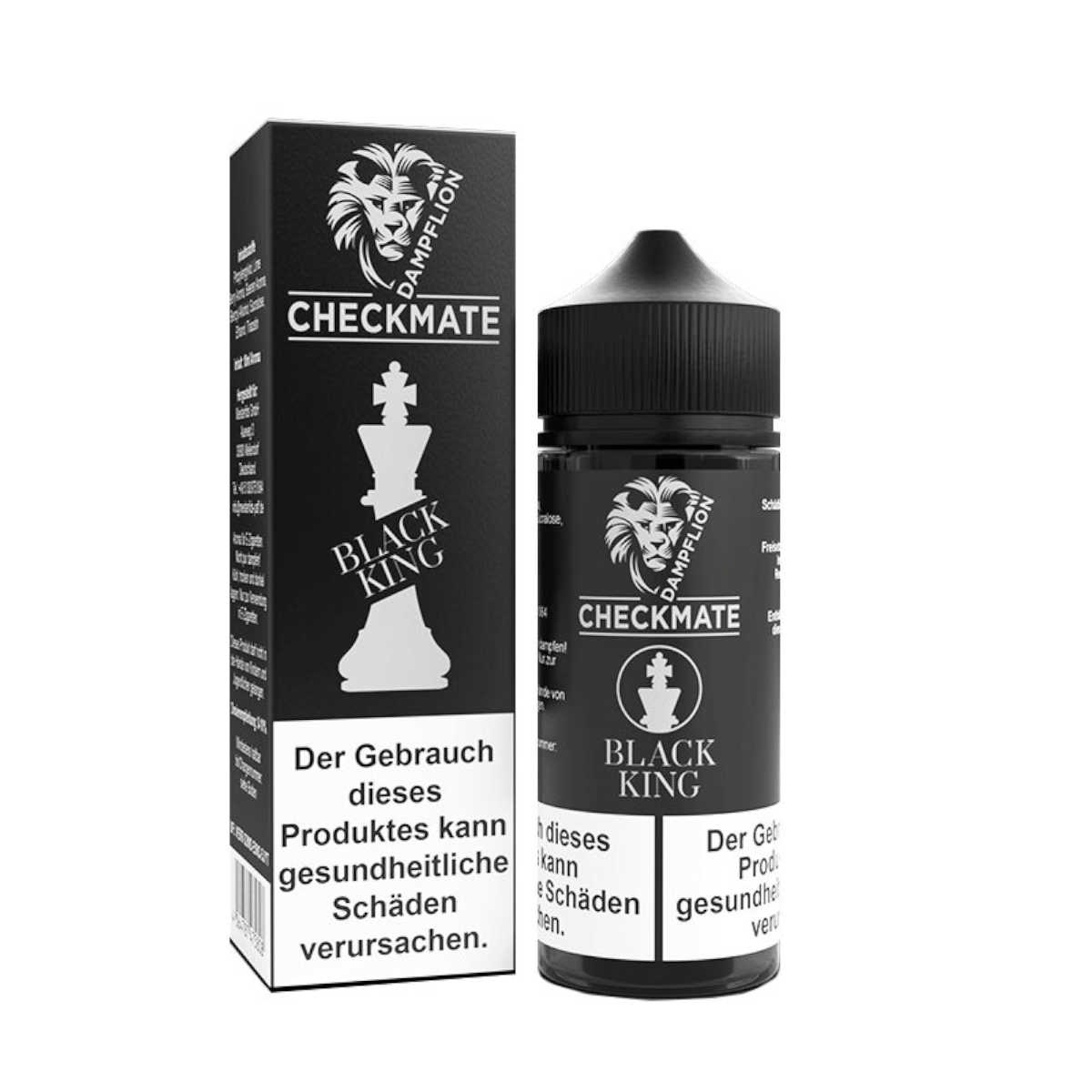 Dampflion Checkmate Black King 10ml Longfill