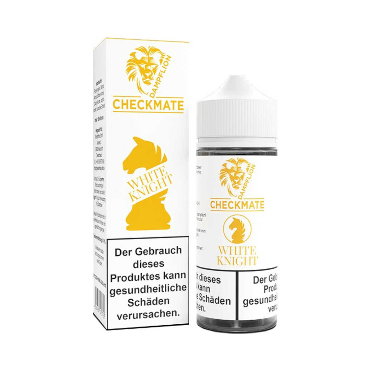 Dampflion Checkmate White Knight 10ml Longfill