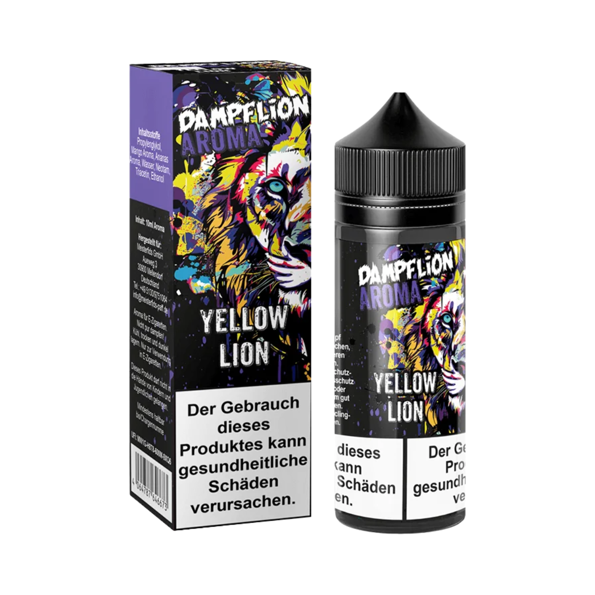 Dampflion Checkmate Yellow Lion 10ml Longfill