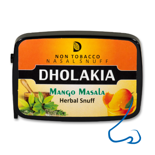 Dholakia Herbal Mango Masala, tabakfrei Snuff 9g