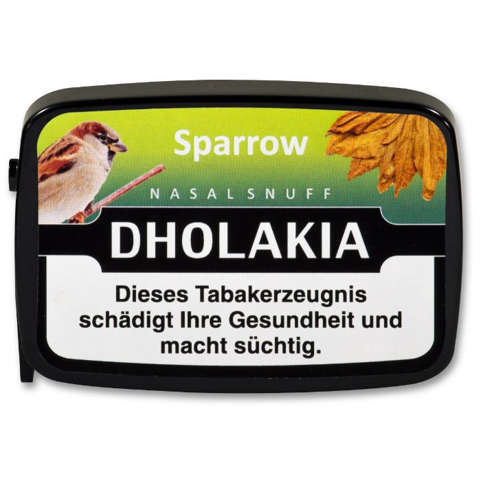 Dholakia Herbal Sparrow, tabakfrei Snuff 9g